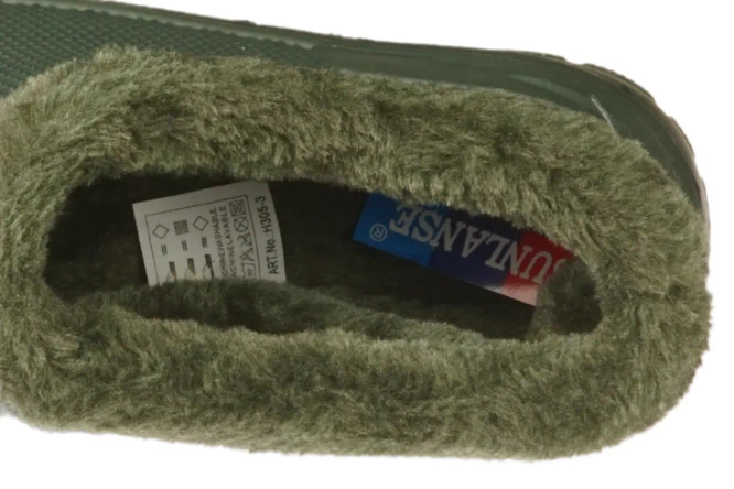 Kalosze damskie Sunlanse DH305-3 czarne i oliwkowe rozm.37-41