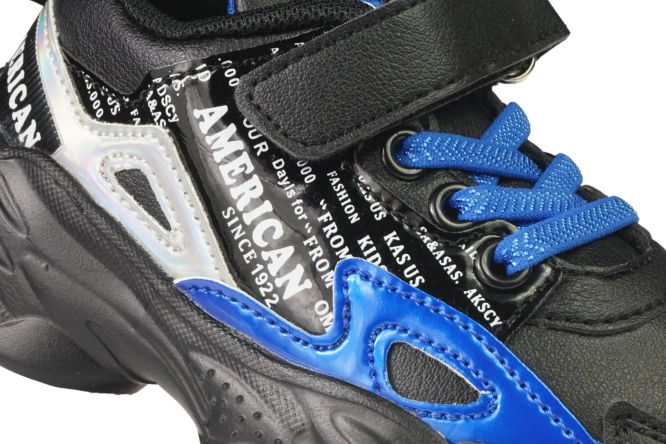 Children's sports shoes American Club BBD-04 blue, red size 27-31