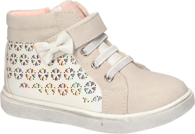 American Club AXD-42 children's transitional shoes, gray and pink, sizes 21-26