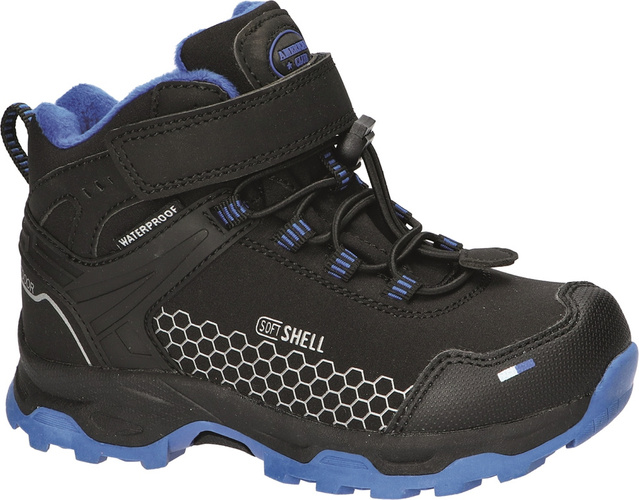 Children's winter shoes American Club AHL-30 blue or red size 22-26