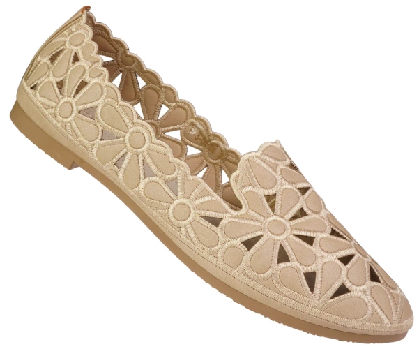 Women's ballerinas Skotnicki DP-3-0568ABE beige size 36-41