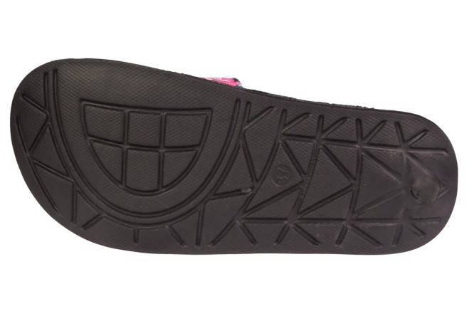 Klapki basenowe młodzieżowe American Club DNH-125 czarno-niebieskie rozm.37-41