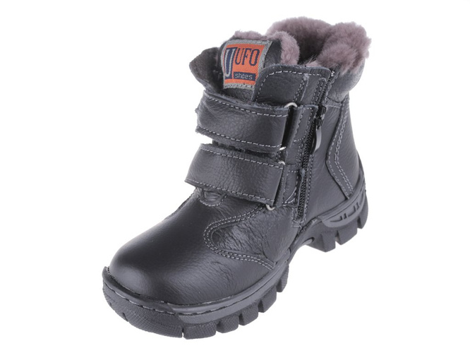 Children's winter shoes Clibee B8847-1BL black size 27-32