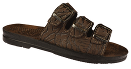 Turkish men's flip-flops Gezer COMFORT brown size 40-44