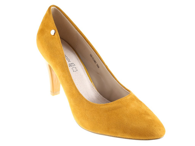 Pumps Goodin DGD-FL58CTA mustard size 36-41