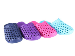 Women's pool slippers Gofar DHY-F1407 navy blue, purple, turquoise and pink, size 37-42