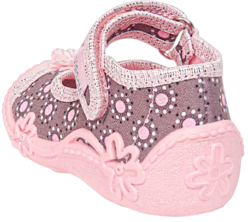 Viggami MILENKA children's sneakers gray-pink size 20-25