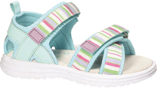 Children's sandals American Club BRL-44 blue or pink size 24-28