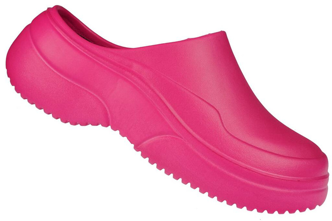 Klapki basenowe damskie American Club DNH-73 granatowe i różowe rozm.37-41