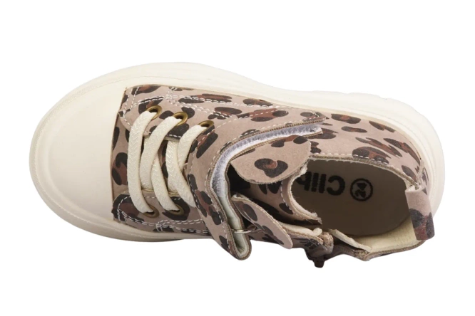 Tenisówki dziewczęce Clibee AP-703KH khaki rozm.21-25