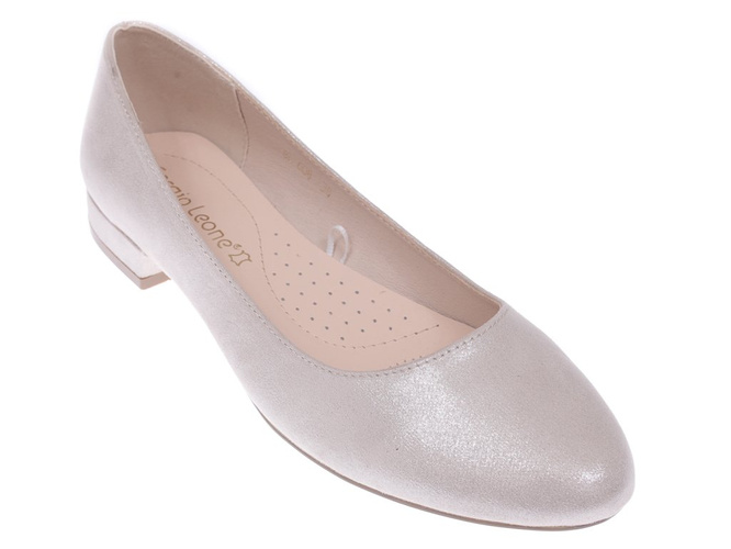 Baleriny damskie Sergio Leone DBL608BEZL beżowe rozm.36-41