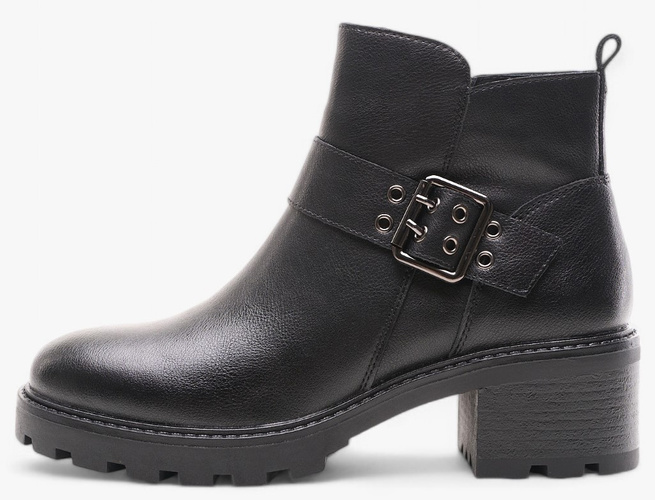 Sergio Leone DTR720-SCZ women's Chelsea boots black size 36-40