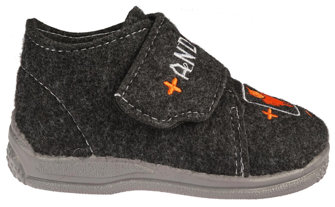 Children's sneakers ZetPol KUBA black size 18-27