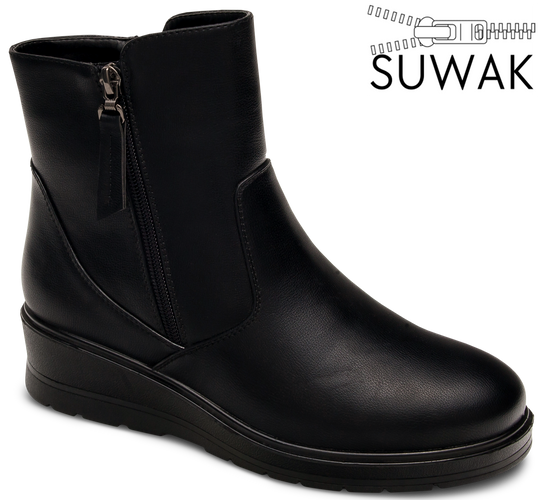 Buty zimowe damskie Skotnicki DB-3-202BL czarne rozm.36-41