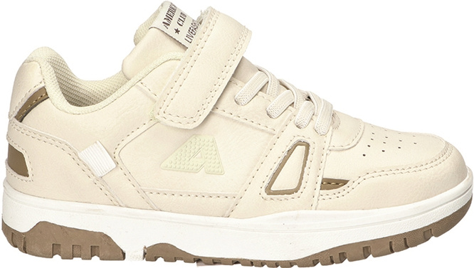 Buty sportowe dziecięce American Club CRL-159 białe i beżowe rozm.32-36