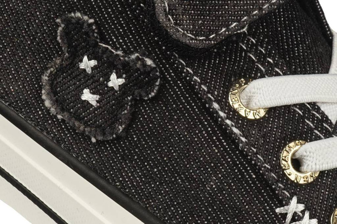 Children's sneakers Apawwa CRC355BL black, size 32-37