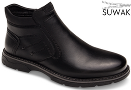 Buty zimowe męskie Skotnicki MB-4-0753BL czarne rozm.40-45