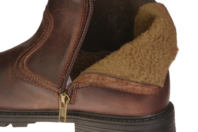 Sztyblety męskie American Club MCY-131 czarne i brązowe rozm.41-45