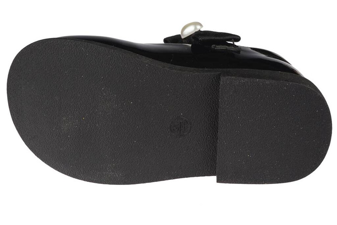 Apawwa AN615BL girls' shoes, black, sizes 21-26