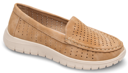 Women's moccasins Skotnicki DP-3-4024BE, beige, sizes 36-41