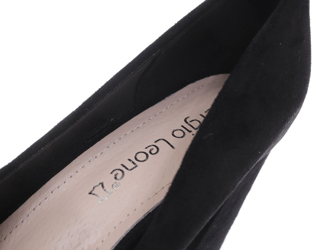 Czółenka damskie Sergio Leone DPB216CZMICZ czarne rozm.36-40