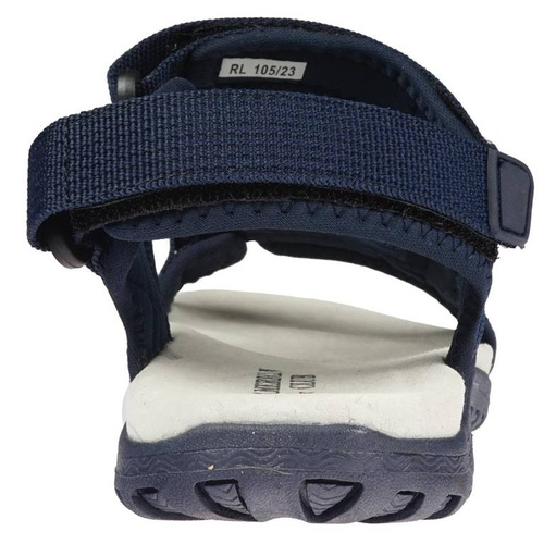 American Club DRL-54 youth sandals, navy blue and gray sizes 37-41