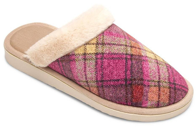 Meteor DV101 GRETA women's slippers brown, blue and pink, sizes 36-40