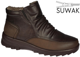 Buty zimowe damskie Chun Sen DG305C-2BR brązowe rozm.36-42