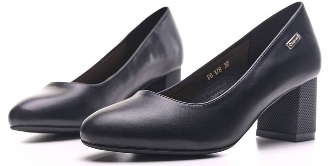 Czółenka damskie Sergio Leone DPB178CZPU czarne rozm.36-40