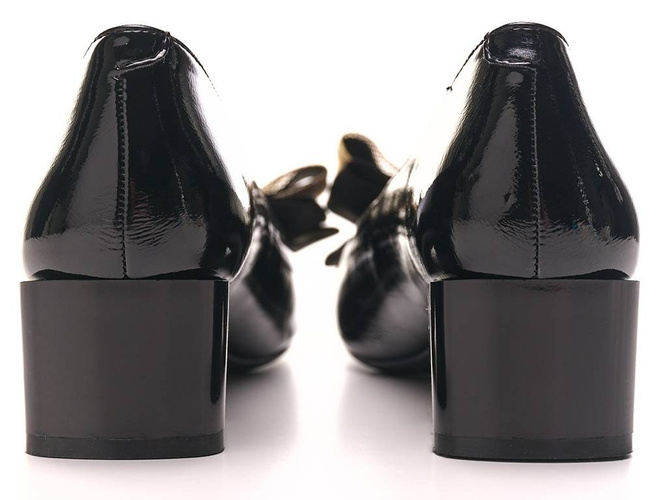 Półbuty damskie Sergio Leone DPB120CZ czarne rozm.36-41