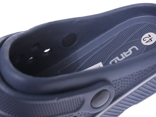 Men's pool slippers Lano MKL-4-0216 black or navy blue size 41-46