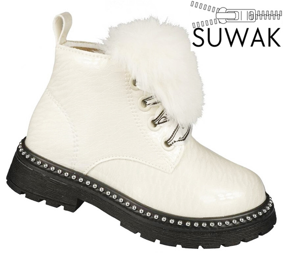 Apawwa CNQ738WH children's transition shoes white, size 31-36