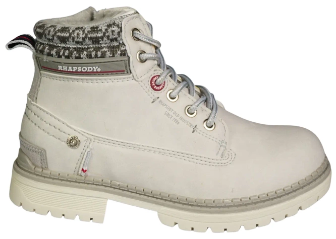 Children's winter shoes American Club C-708121-W navy blue and white, size 32-36