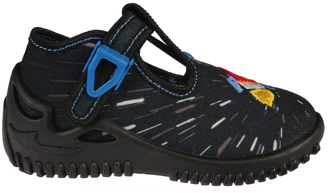 ZetPol PIOTRUŚ BLACK children's sneakers black size 18-27