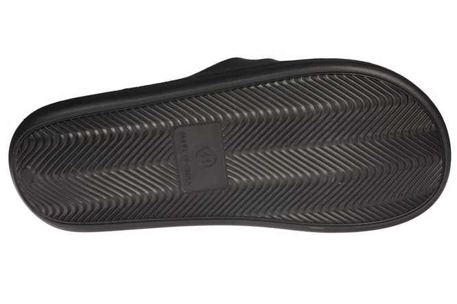 American Club MNH-119 men's swimming pool flip-flops, black and navy blue, sizes 41-45