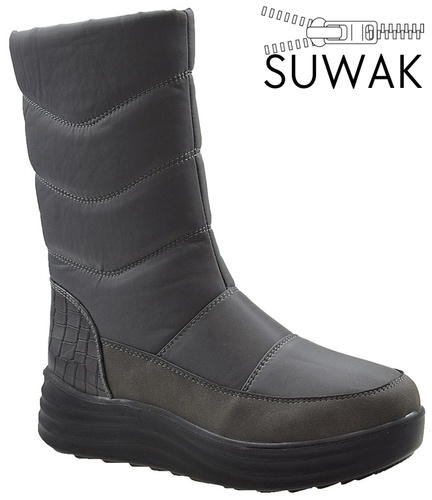 Dr.Jan DM23-25SZ women's snow boots, gray, sizes 36-41