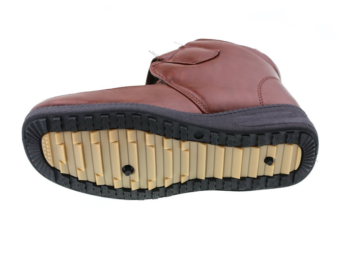 Brown women's winter shoes Betop DNYT-311FBR, size 37-42
