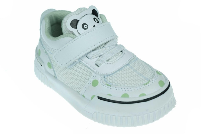 Children's sports shoes Apawwa ANC59GR white and green size 21-25
