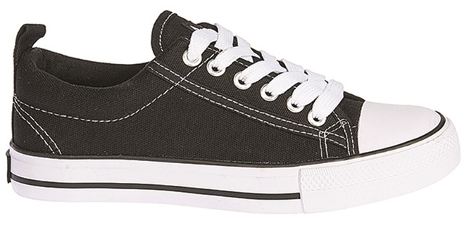 Tenisówki dziecięce American Club CLH-129 czarne rozm.32-36