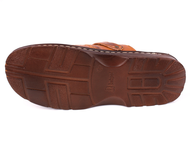 Men’s Sandals Łukpol M803-1BR – Brown, Sizes 40–45