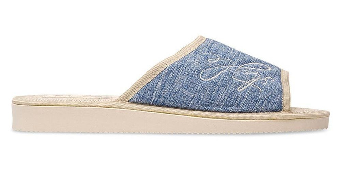 Meteor DV096 EWA women's slippers brown, pink and blue size 36-41