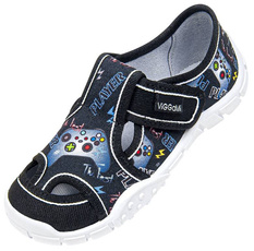 Children's sneakers Viggami ADAS STAMPS navy blue size 26-30