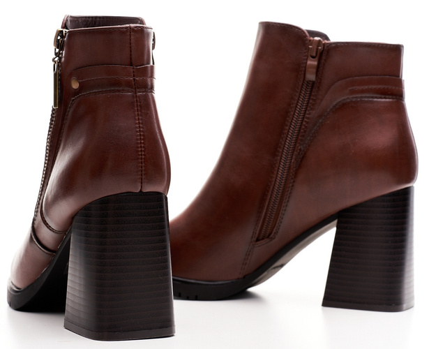 Sergio Leone DBT323BRSK women's winter shoes, brown, sizes 36-40