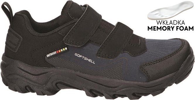 American Club CWT-220 children's sports shoes black and navy blue size 32-36