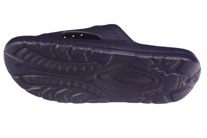 Sunlanse MH365-4 Men’s Pool Slides – Black and Navy Blue, Sizes 42–44