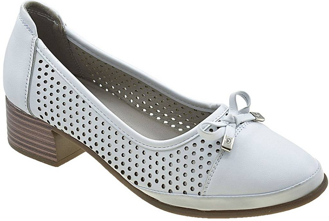 Women's shoes Sandway DF2033-1BI white, size 36-41