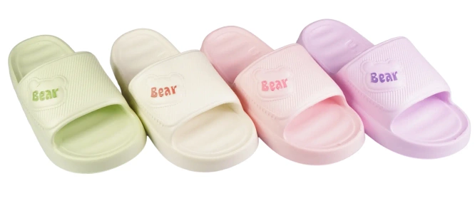Women’s Pool Slides Sport D801 – Pink, Purple, White & Green – Sizes 36–41