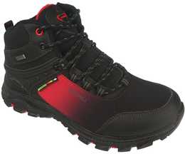 Men's winter shoes Badoxx MLXC-8292WBLRE black and red size 41-46
