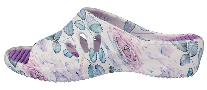 American Club DNH-100 women's pool slippers blue and lilac size 36-41