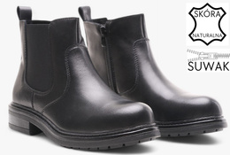 Buty zimowe damskie Sergio Leone DBT346-SCZ czarne rozm.36-40